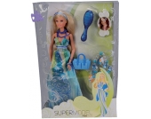 Simba Steffi Love Ankleidepuppe Supermodel Maxi Dress (Blau) [Kinderspielzeug]