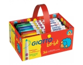 GIOTTO be-bè Super-Jumbo-Filzstifte XL-Box mit 36 Farben